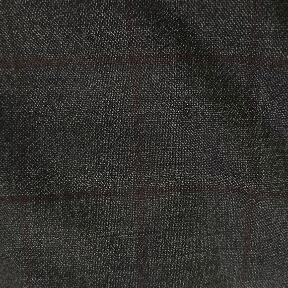 Jos.A.Bank Brrr Comfort Blazer 48L Slim-Fit Wool Charcoal Grey Window Pane Plaid - Picture 8 of 16